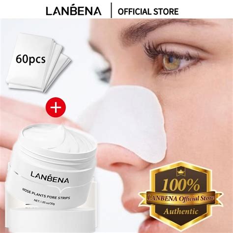 Lanbena Nose Plants Pore Strips Original Blackhead Remover 3pcs Set