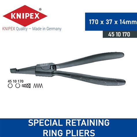 Jual Knipex Tang Jepit 45 10 170 Special Retaining Ring Pliers For