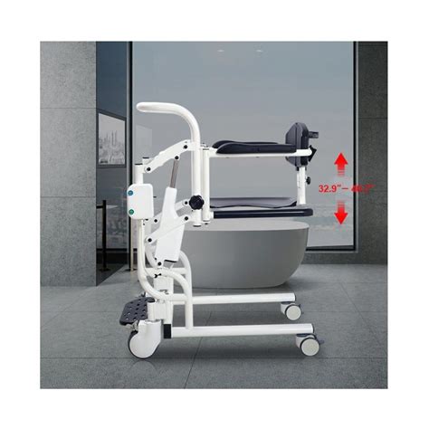 Foldable Electric Patient Transfer Lift Chair With Commode China Commode Bath Shower Toilet