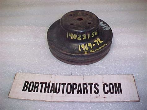 Chevy Water Pump Pulley Gm No Ch Borthautoparts