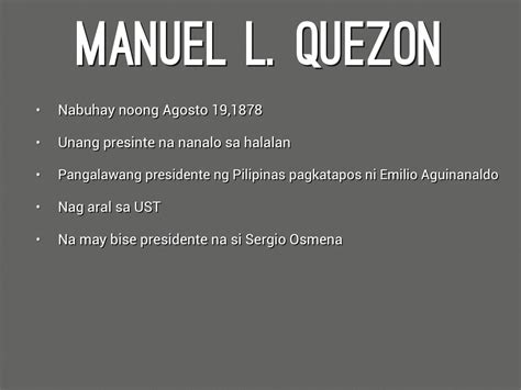 Manuel L Quezon By Ethan Radley Tan