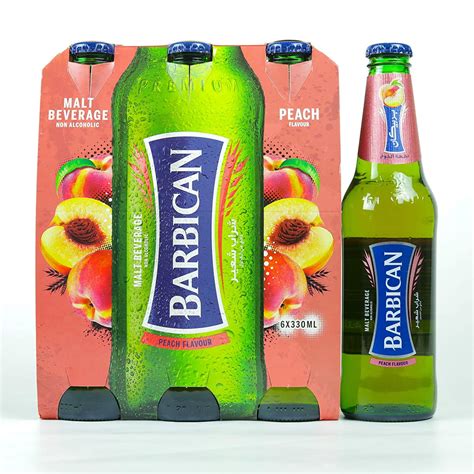 Barbican Peach Non Alcoholic Drink 111 Fl Oz Pack Of 24