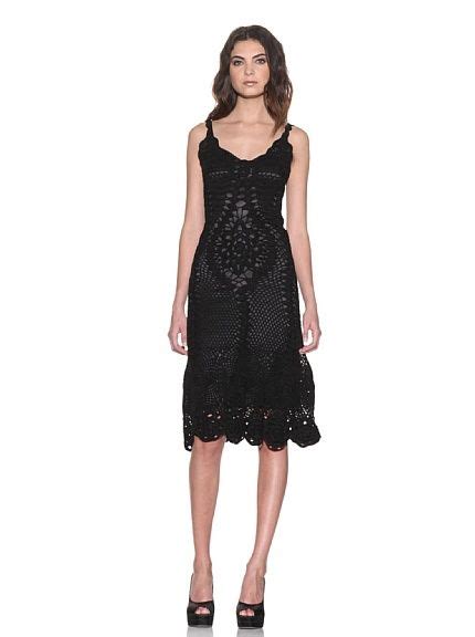 Dolce And Gabanna Crocheted Sleeveless Dress 1000