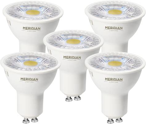 Meridian LED GU10 Lamp Light Bulb Day Light 6500K 50W Halogen