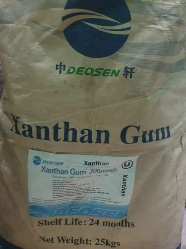 Xanthan Gum Powder Packaging Type Hdpe Bag Packaging Size Kg At