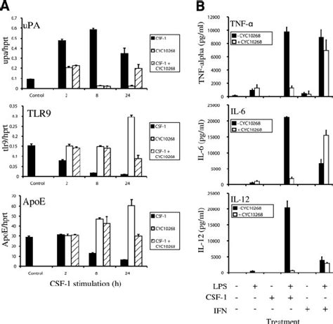 Cyc10268 Inhibits Gene Expression Downstream Of Csf 1r And Csf 1 Download Scientific Diagram