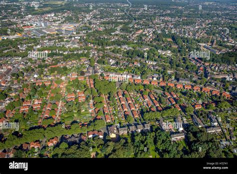 Aerial View Oberhausen Osterfeld Stemmersberg Historic Housing Estate