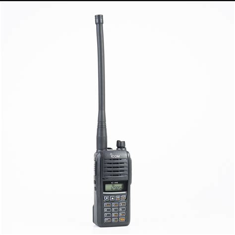 Statie Radio Portabila Vhf Icom Ic A Ebt Cu Bluetooth Pentru Aviatie