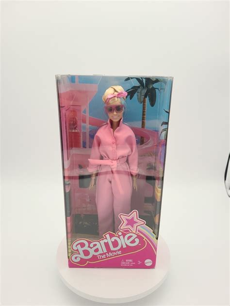 Barbie The Movie Collectible Doll Margot Robbie In Pink Power Jumpsuit