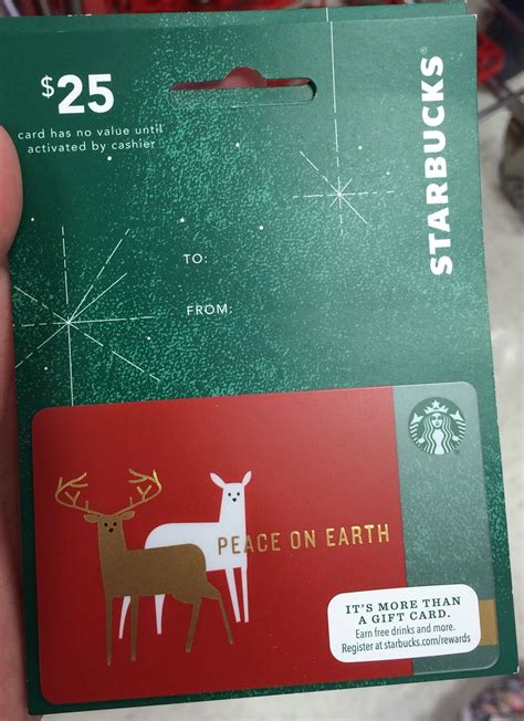 Christmas Starbucks Gift Cards at Target