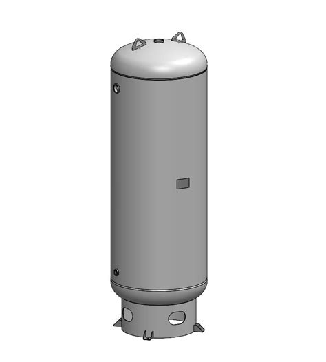 Gallon Psi Vertical Air Tank With Base Ring By Morganton