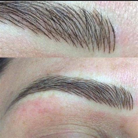 Can You Tell The Difference Between The Clients Real Hair And The Microblading Strokes