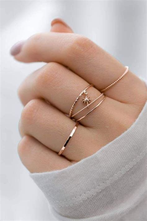 Pin By Aesteryaa On Pretty Rings Minimalist Jewelry Hand Jewelry