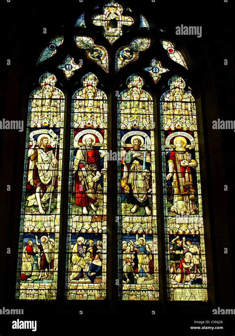 A Stained Glass Window To The Glory Of God And In Memory Of William And