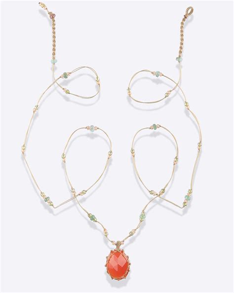 Sharing Collier Long Tibétain V - Cornaline