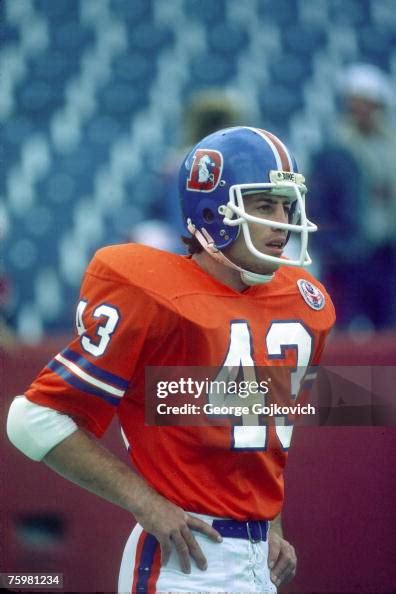 Defensive Back Steve Foley Of The Denver Broncos On The Field Before News Photo Getty Images