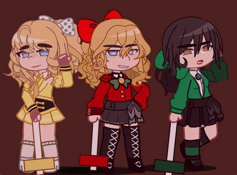 Heathers Fan Art Heathers The Musical Cartoon As Anime Anime