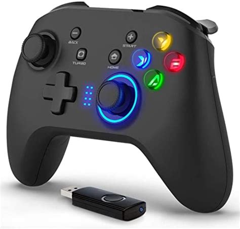 Mandos Inalámbricos Para Pc Gamepad Con Doble Vibración Controlador De