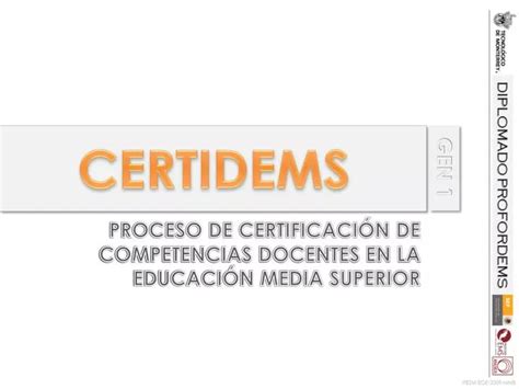 Ppt Proceso De Certificaci N De Competencias Docentes En La Educaci N