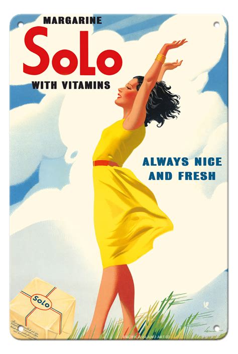 Solo Margarine With Vitamins Vintage Advertising Poster Ebay