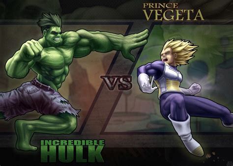 Goku And Vegeta Vs Hulk