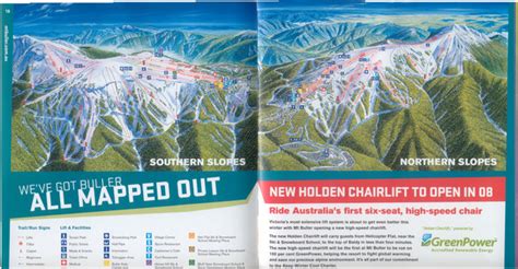 Mount Buller Ski Trail Map Mount Buller Vic Australia • Mappery