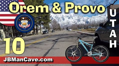 OREM To PROVO And Back In UTAH USA Bike Road Tour 10 Cycling JBManCave