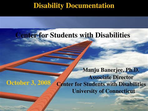 PPT - Disability Documentation PowerPoint Presentation, free download ...