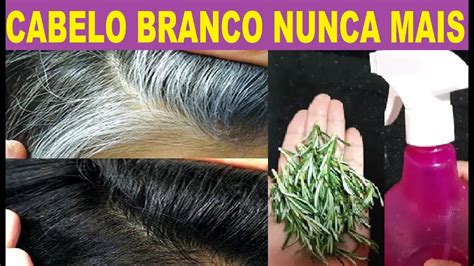 O Cabelo Branco Fica Preto Sem Tinta E Sem Quimica S Isto