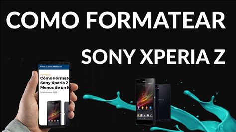 C Mo Formatear O Hacer Hard Reset A Un Sony Xperia Z Tecnoguia