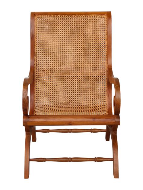 Solid Teak Wood Furniture Lazy Chair Rattan Selangor Malaysia CT