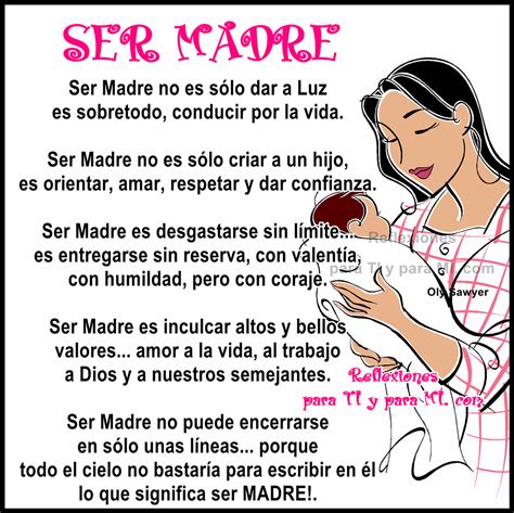 Reflexiones Para Ti Y Para MÍ Ser Madre