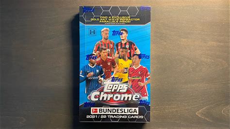 Topps Chrome Bundesliga Soccer Lite Hobby Box Review The