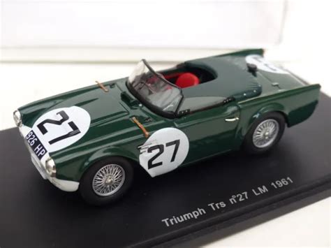 TRIUMPH TRS 27 Des 24 Heures Du Mans 1961 Spark S0506 1 43e Le Mans LM