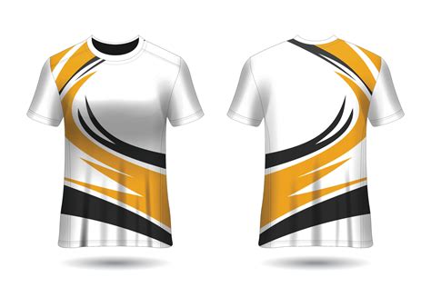 Sports Racing Jersey Design for Team Uniforms Vector 7712371 Vector Art ...