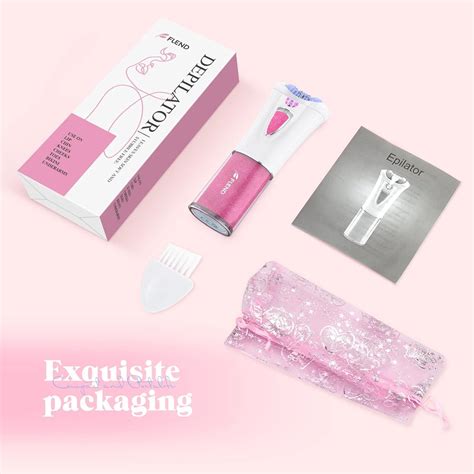 Wireless Face Epilator For Women Mini Epilator With LED Light Bikini Trimmer For Body Hair
