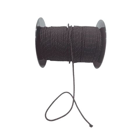 BOBINE DE CORDE DE LANCEUR NOIRE TRESSÉE 4 mm x 100 M