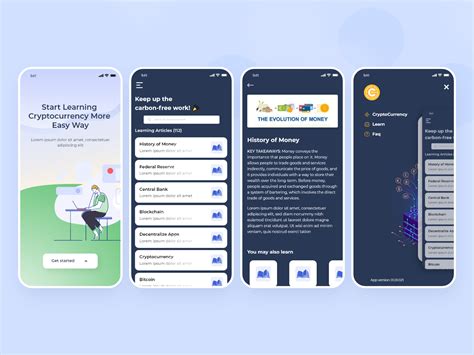 Mobile App Crypto App Design Crypto Currency By Shoaib Hossain Opu