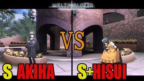 メルブラS 秋葉AKIHA vs S 翡翠HISUIMELTY BLOOD TYPE LUMINA YouTube