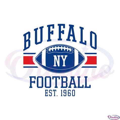 Vintage Buffalo New York Football Svg Graphic Designs Files - Oladino