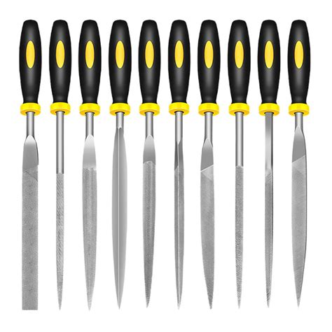 10 Pcs Steel File Set Wood Carving File Steel Polishing Tool Set Hand ...