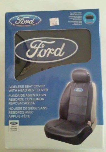 Buy New Ford Sideless Seat Cover With Head Rest Cover Nib Includes Cargo Pocket In Flushing