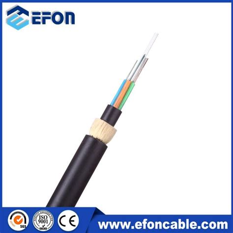 ADSS Double Jacket Optic Fiber Cable Kevlar Yarn Self Supported For