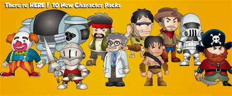 10x Game Characters Pack | 2D Game Assets for Indie Game Development