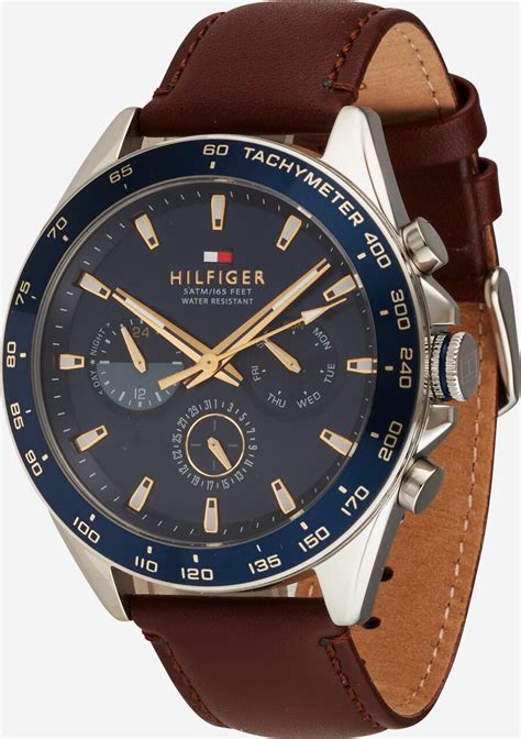 TOMMY HILFIGER Аналогов часовник в Нейви Синьо | ABOUT YOU