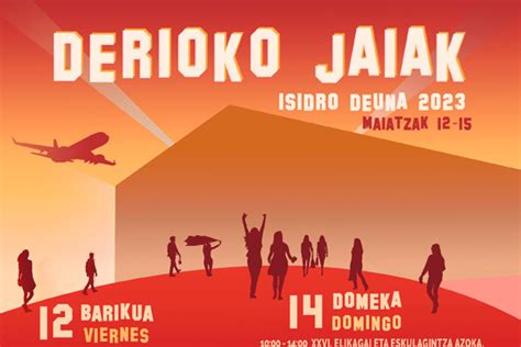 Programa Fiestas De San Isidro 2023 En Derio Kulturklik