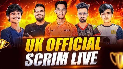 Uk Official Scrim Are Live With Ftmg Gaming Garena Free Fire Rocky