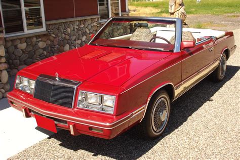 Chrysler Lebaron Convertible Barrett Jackson Auction Company