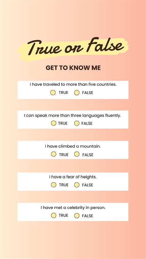 Free Get To Know Me Templates To Customize Online