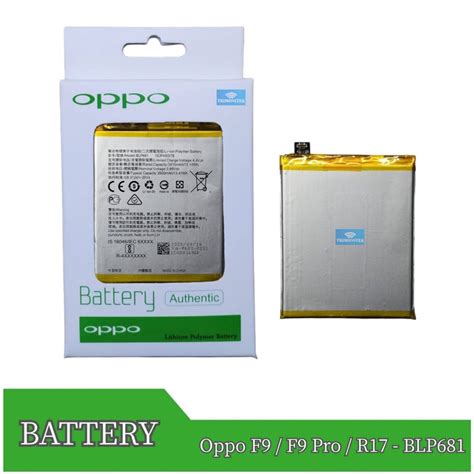 Jual Baterai Battery Oppo F F Pro R Blp Original